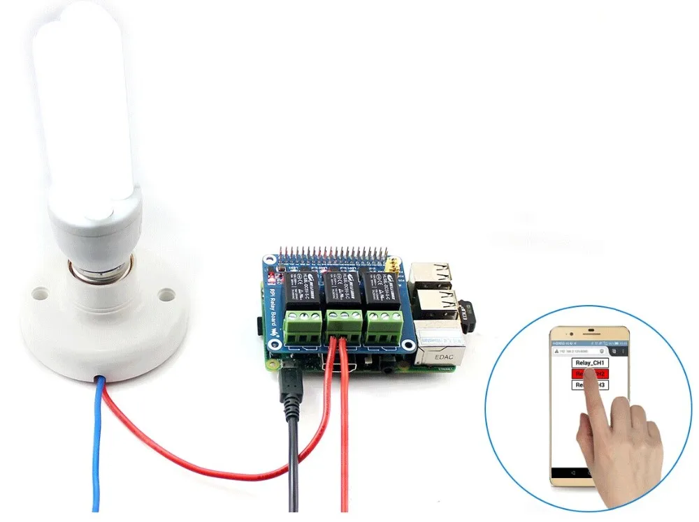 Waveshare Raspberry Pi релейная плата питания реле для расширения платы поддерживает Raspberry Pi A+/B+/2B/3B/3B+ для домашней автоматизации