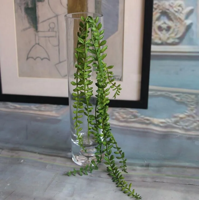 Праздничные товары искусственное суккулентное растение цветок зеленый лист для