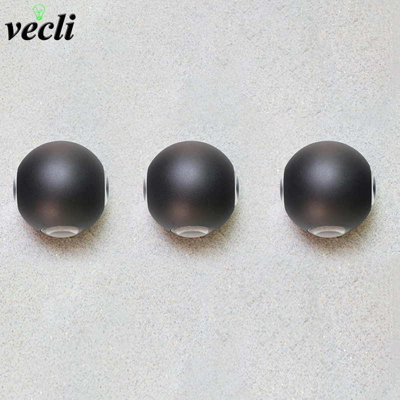 Настенный светильник светодиодный алюминиевый 3/6/12 Вт | Лампы и освещение