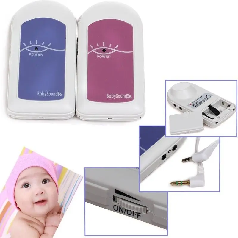 

BabySound A monitor Prenatal Fetal Doppler,Baby Heart monitor,heart beat,free gel,CE
