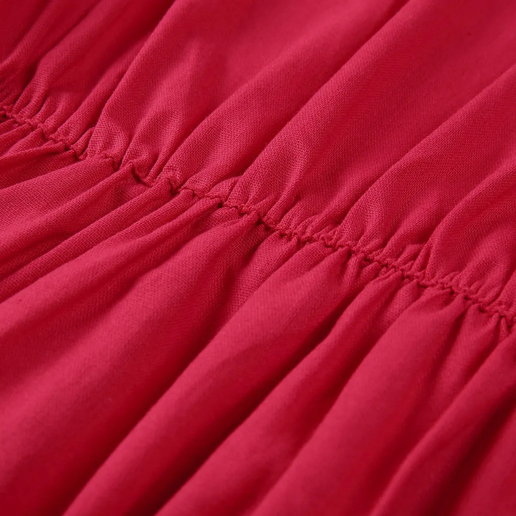 Женское летнее платье с рукавом до локтя однотонные повседневные платья для