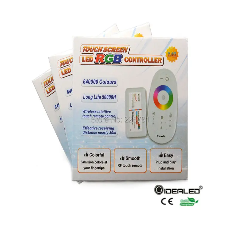 Новый стиль пульт дистанционного управления RGBW RGB 2 4G RF для 24A 12V RGB/RGBW светодиодная