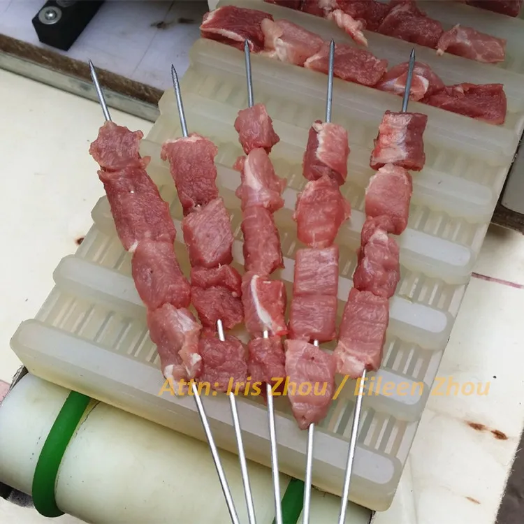 

Automatic shish kebab making machine for skewer (1600pcs/h)