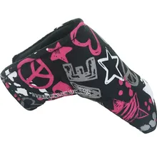 Чехол для гольфа Cooyute skull PU T Golf Putte head Cover унисекс многоцветный кожух для головки клюшки для гольфа