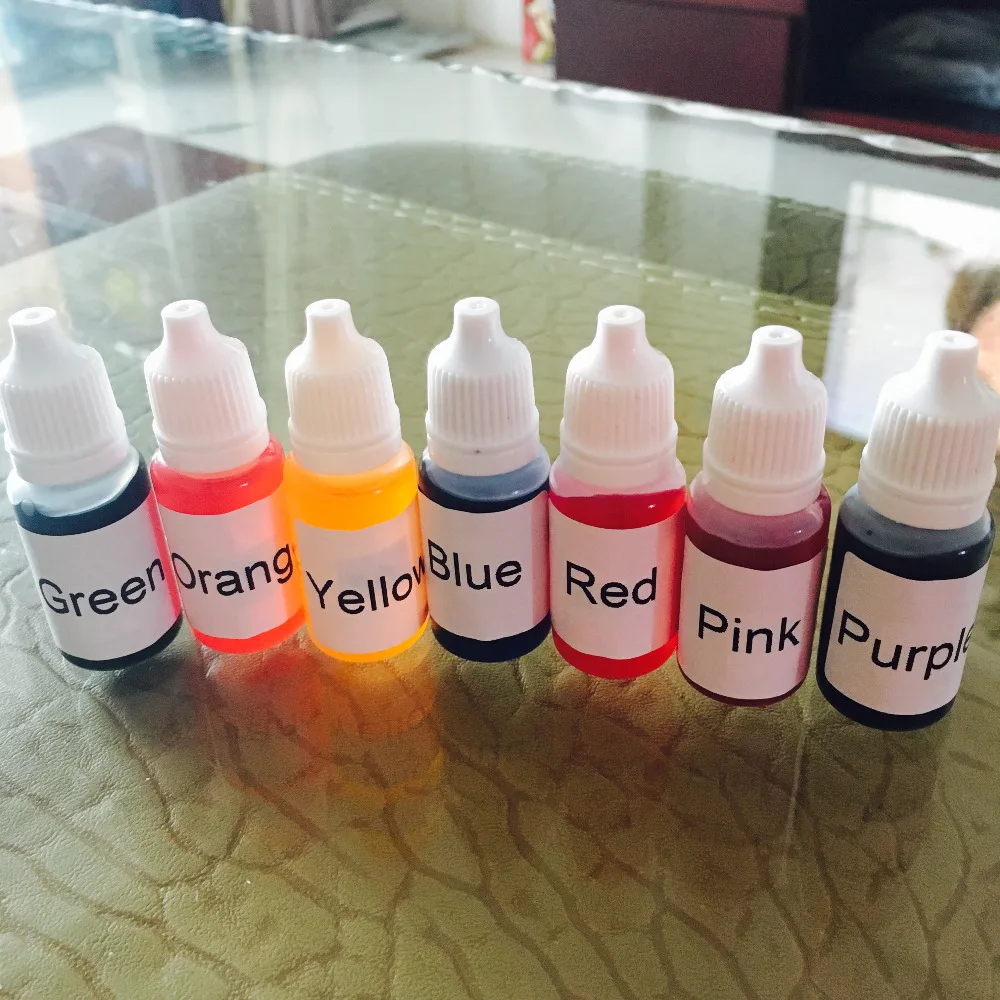 7 цветов краситель для мыла ручной работы цветовая основа розовый красный