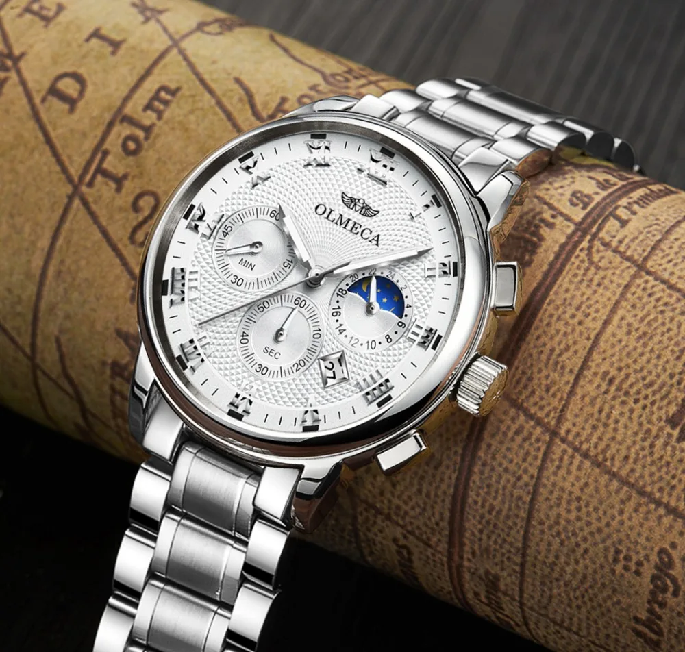 

Relogio Masculino 2019 New Watches Men Luxury Brand Chronograph Men Sports Watches Waterproof Full Steel Blue Quartz Men's Watch