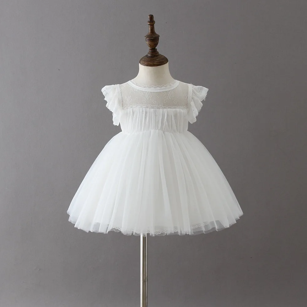 2021 Newborn Baby Girls Dress Kids Lace Tulle Christening Toddler Baptism | Детская одежда и обувь