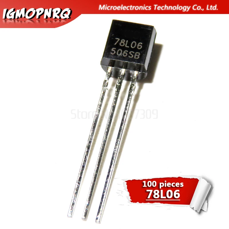 100 шт. 78L05 78L06 78L08 78L09 78L12 78L15 hjxrghal TO 92 TO92 транзистор|Интегральные схемы| |