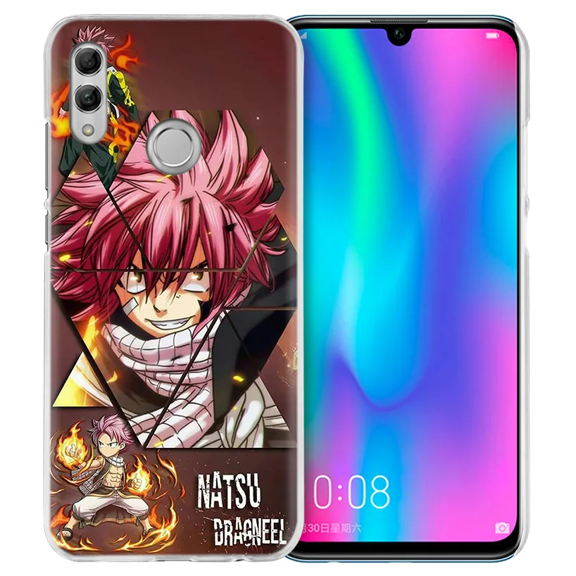 FAIRY TAIL чехол для huawei Honor 8X Y9 9 10 Lite Play 7C 8C 8S 8A фотоаппаратов моментальной печати 7S 7A Pro V20 20i Y6 Y7 Y5 жесткий чехол с рисунком из аниме чехол для телефона Capa