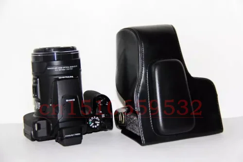 Высокое качество фото сумка из искусственной кожи для камеры чехол nikon P900 P900s DSLR