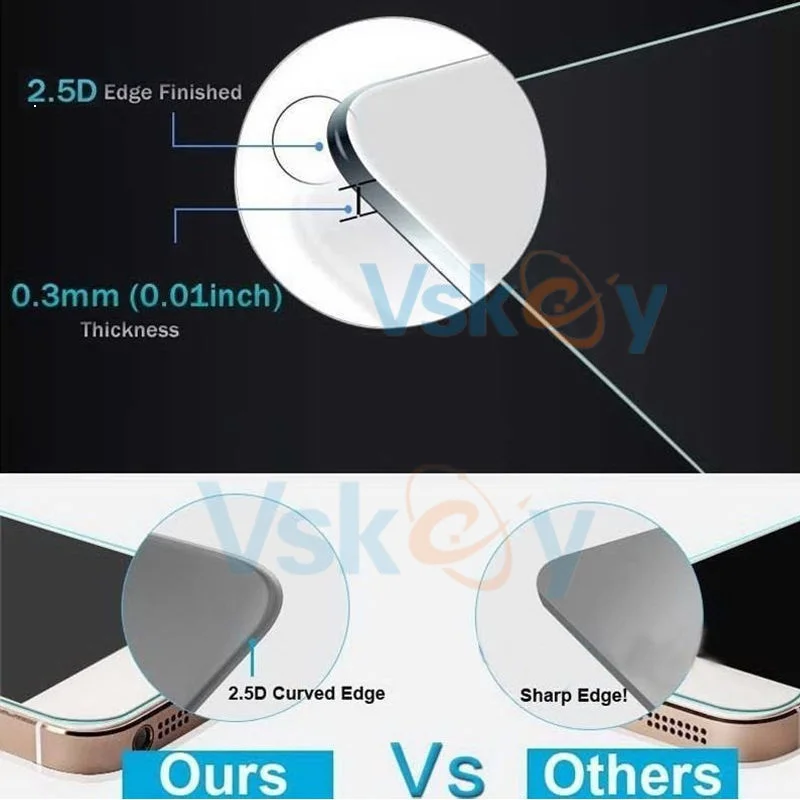 VSKEY 10 шт. 2.5D Закаленное стекло для samsung Galaxy J4 Plus J4 Core защита экрана Защита от царапин защитная пленка