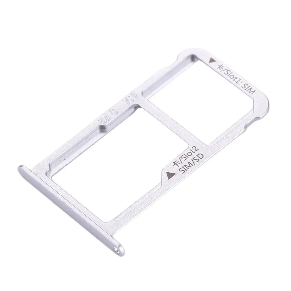 Белый IPartsBuy для huawei Коврики 9 лоток сим-карты и SIM/Micro SD карты лоток - Цвет: Белый