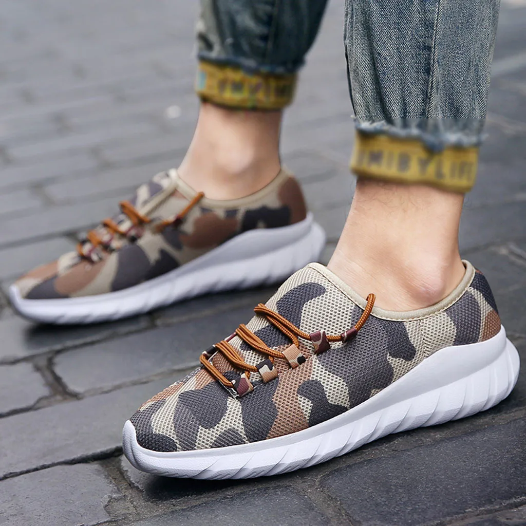 SAGACE/летние мужские кроссовки модная камуфляжная Уличная обувь мужская