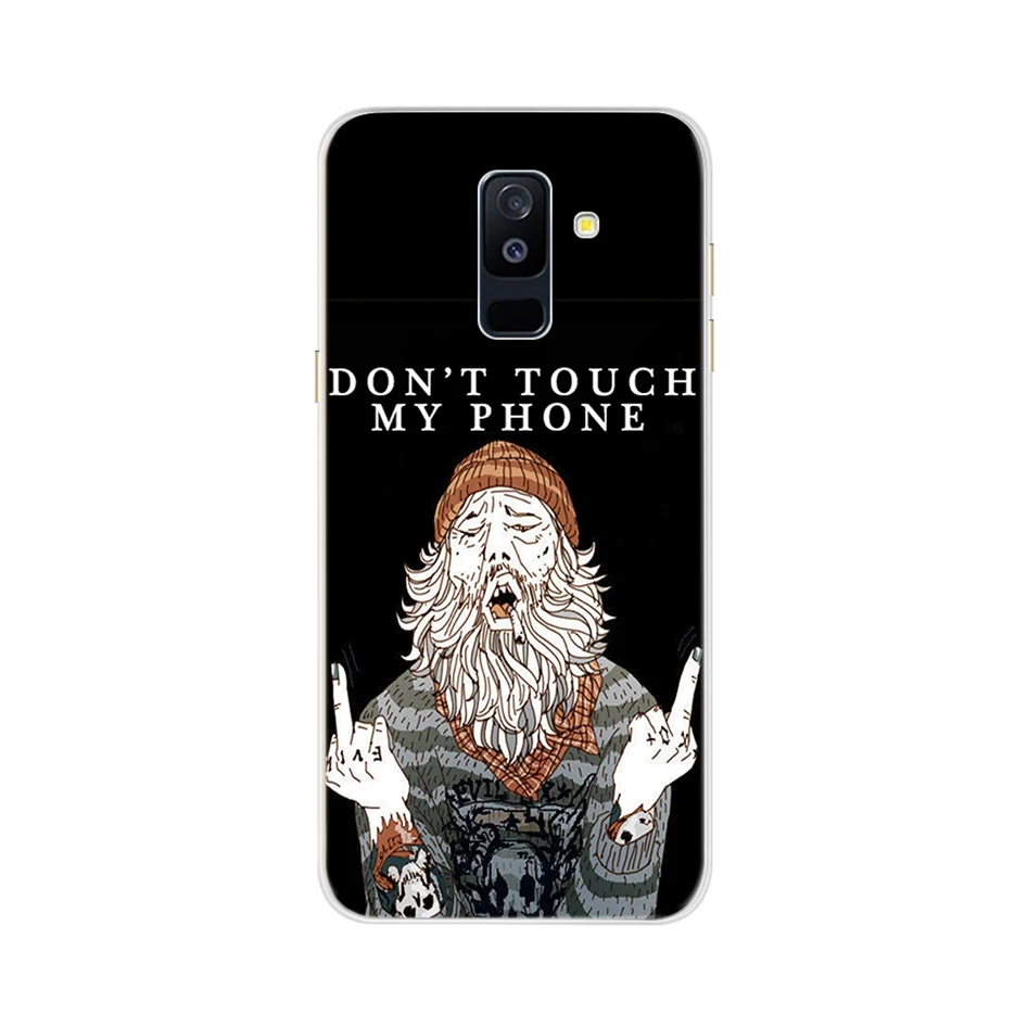 Небесно-голубой Чехол для телефона samsung Galaxy A6 Plus A605 A605F полная защита чехол для телефона s для samsung A 6 A6 Plus задняя крышка бампер - Цвет: Небесно-голубой