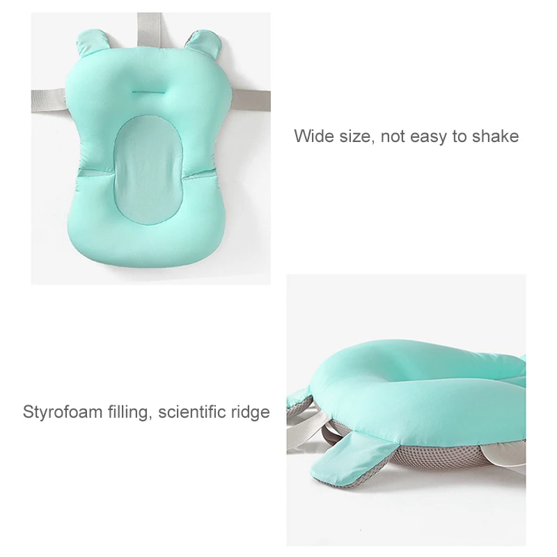 Для новорожденных, младенцев, маленьких Регулируемая Ванна противоскользящие чистая Ванна чистая купальный коврик сетчатый мешок аксессуары для ванной комнаты