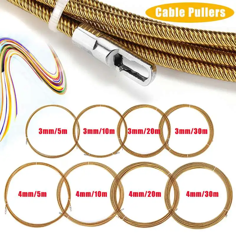 Poetable 5m/10m/20m/30m кабель съемник Rodder провод рыболовная лента для DIY использования |