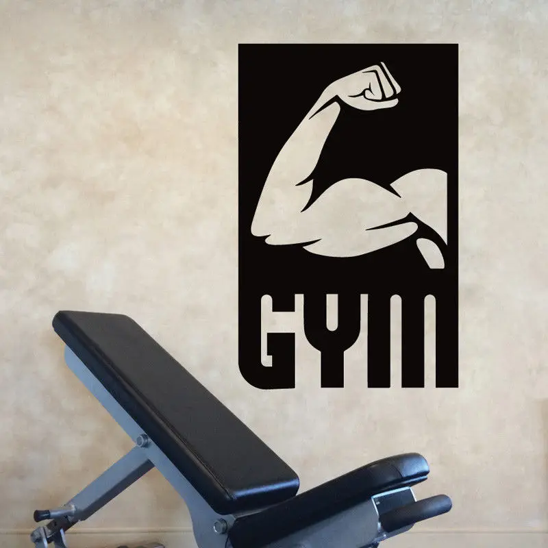 Виниловая наклейка на стену для занятий спортом|vinyl wall|vinyl wall stickerswall sticker |