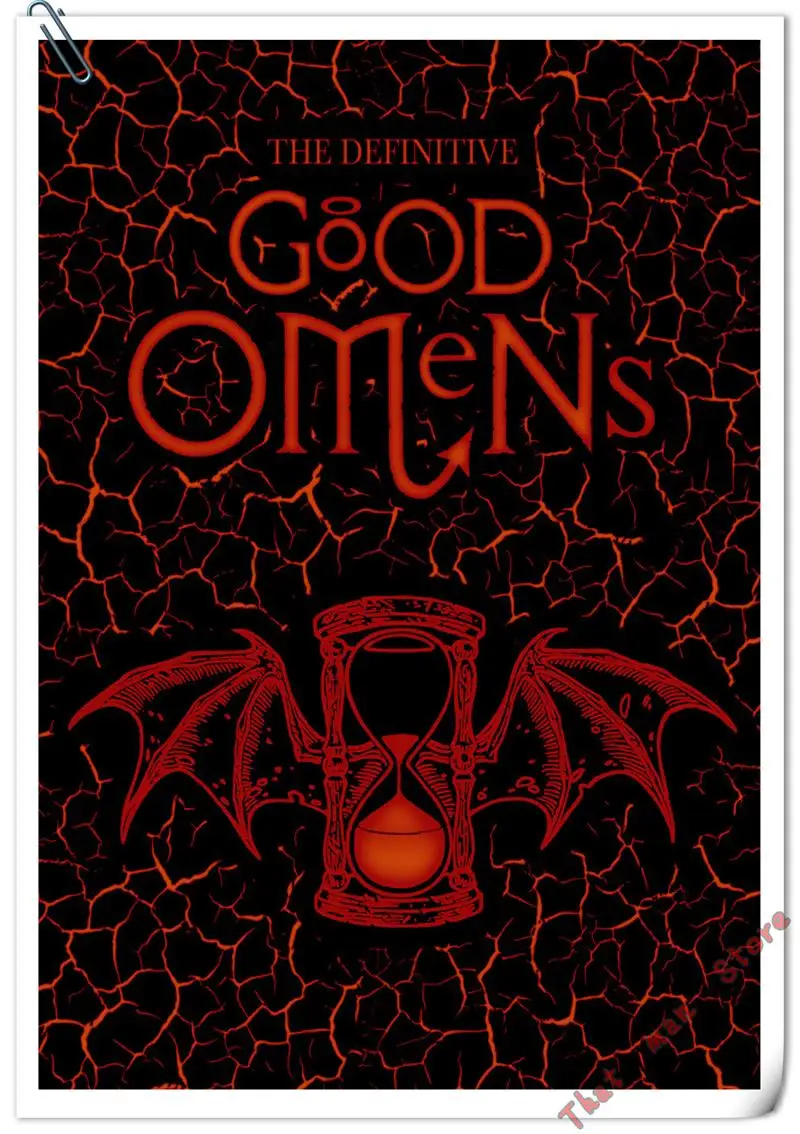 Хит продаж постер для сериала Omens Neil Gaiman настенный с принтом настенные картины