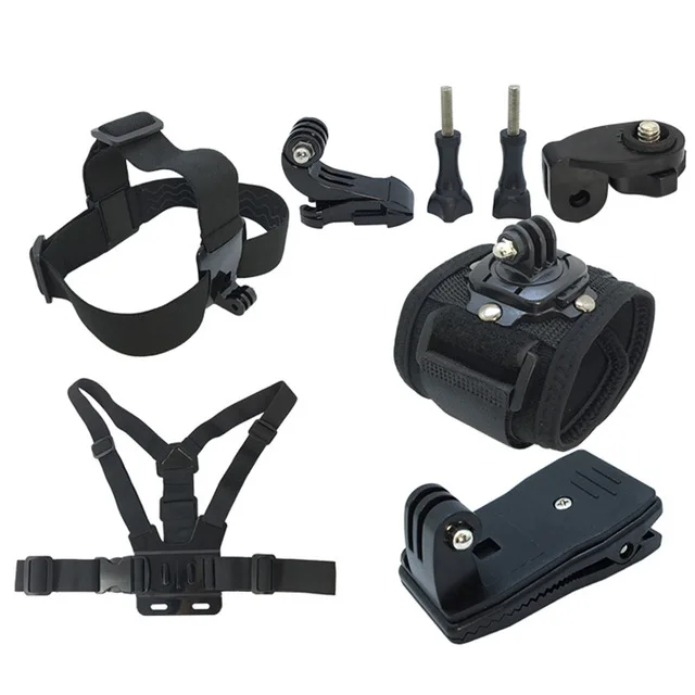 F Аксессуары для экшн-камеры Gopro Hero 7 black Session Go pro Hero 6 Hero 5 Black DJI OSMO Xiaomi Yi 4K sony Eken ram cam mount - Цвет: F