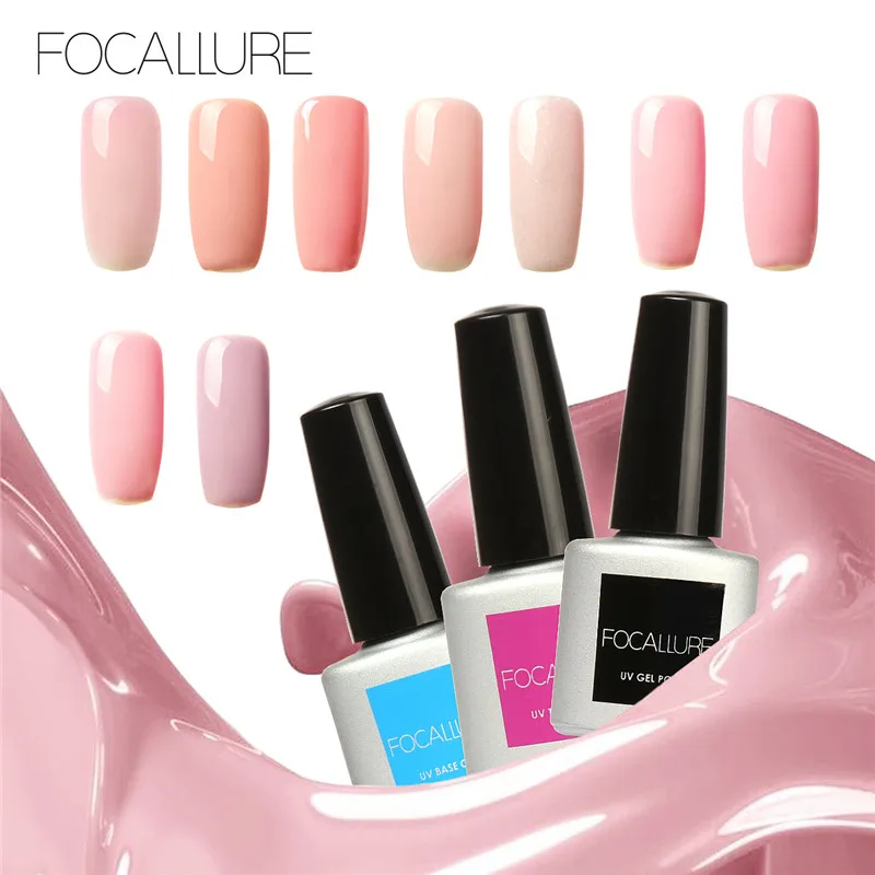 Гель лак для ногтей FOCALLURE 7 мл УФ лампа маникюра|nail polish soak off|gel nail polishgel uv |