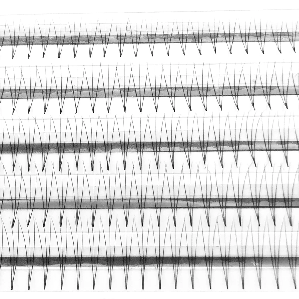 Ресницы 3D для наращивания русский объем разные длины толщина 0 07 мм|Накладные