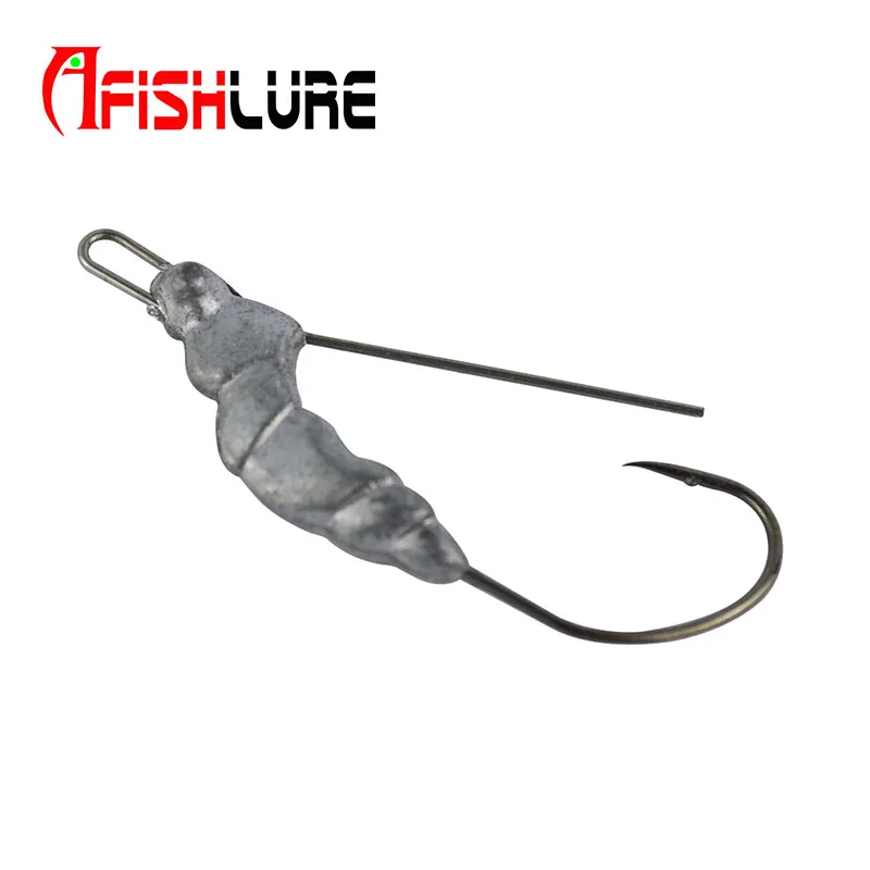 Afishlure FH22 высокое качество привести крючок серии свинец крюк 4 упак. 3 г Lu Ya креветки