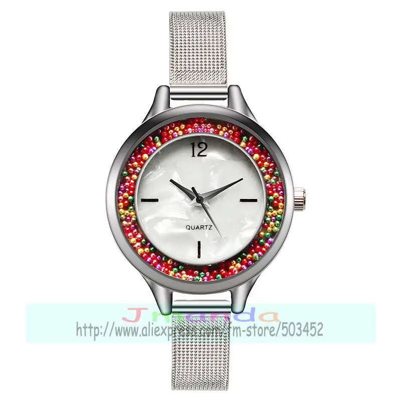 100 шт./лот Элегантный мини сетчатый пояс с цветным жемчугом хит продаж красные