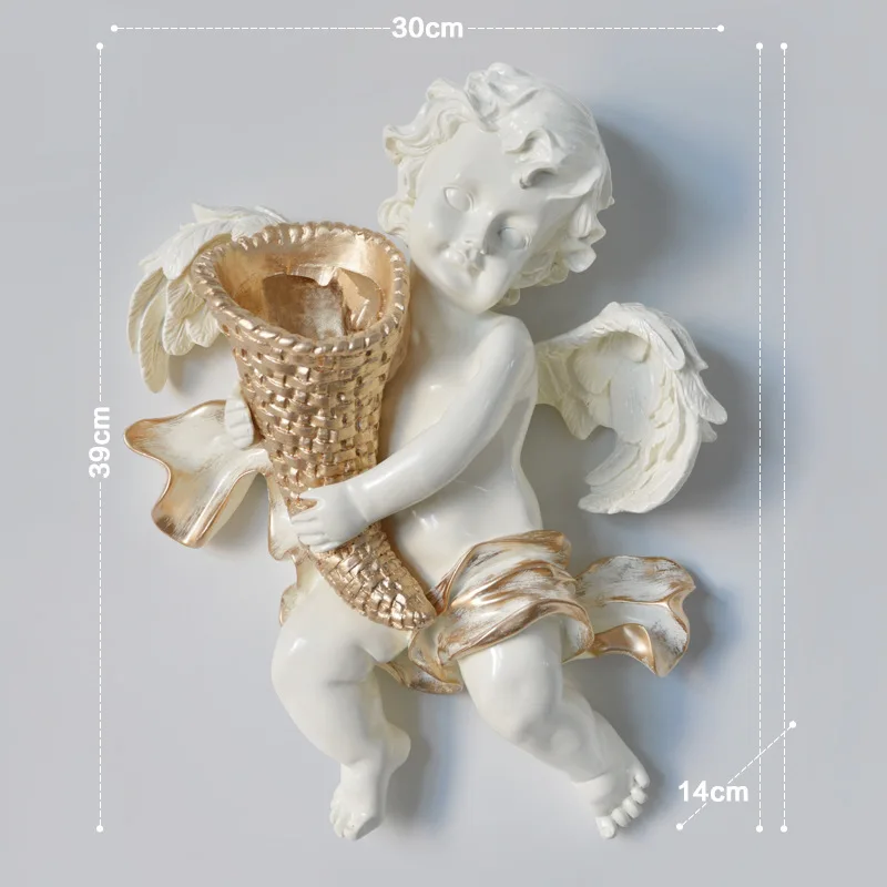 Европейский большой ангел креативная полимерная ваза технология интерьера