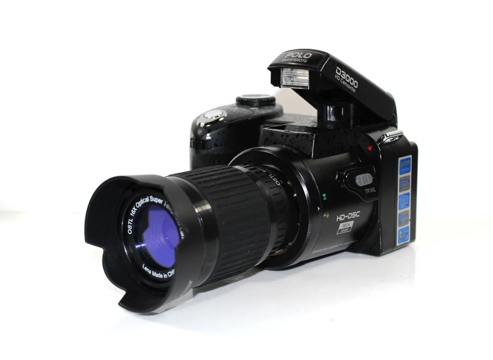 Профессиональный Protax поло зеркальные D3000 16 м мегапикселей HD цифровой фотоаппарат