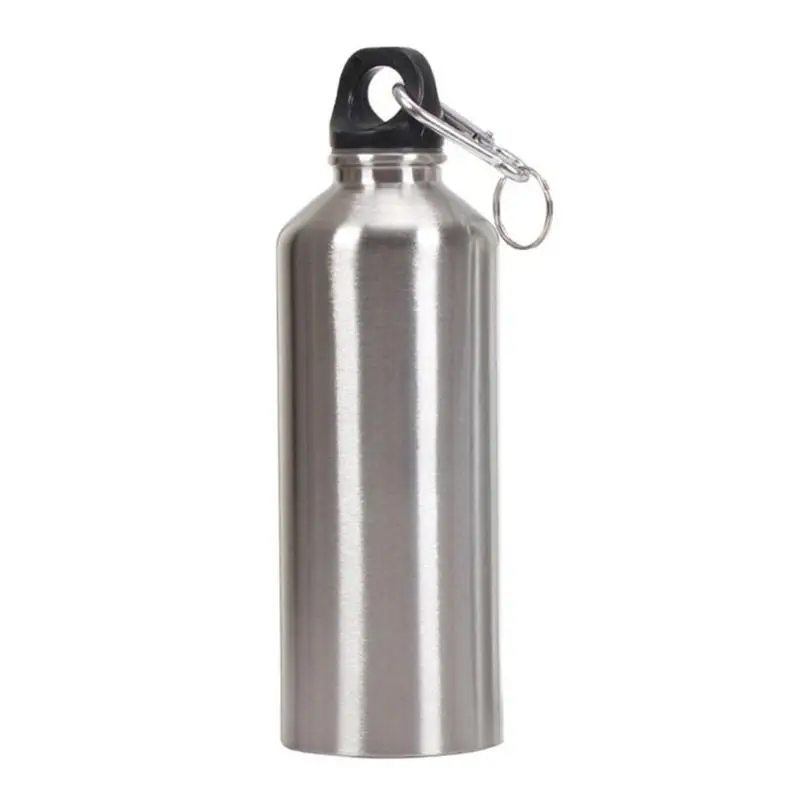 Silver 400ml 400/500/600 мл нетоксичный велосипед Спортивная бутылка для воды Алюминий сплав Портативный на открытом воздухе для питья с крышкой для путешествий для хранения воды - Цвет: Silver 400ml