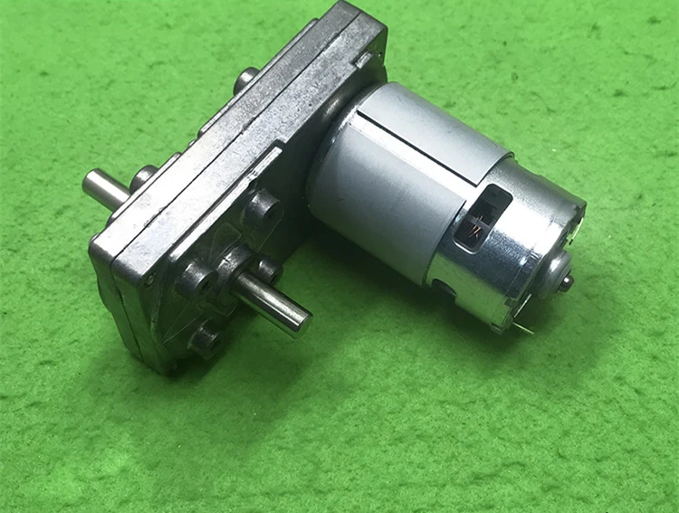 Супер сильный! FC-755/775 3V 30V 6 в, 12 В, 24 В постоянного тока, редуктор Шестерни двигатель постоянного тока с двойным валом квадратный фильтр промышленный дизайн приложения
