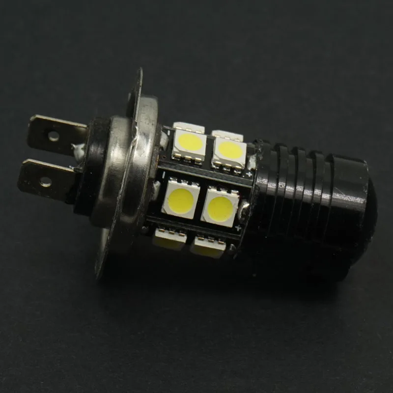 CQD Light 2 шт. Супер Яркий H7 LED автомобиль 12 Вт Высокая мощность Foglights 5050 проектор SMD