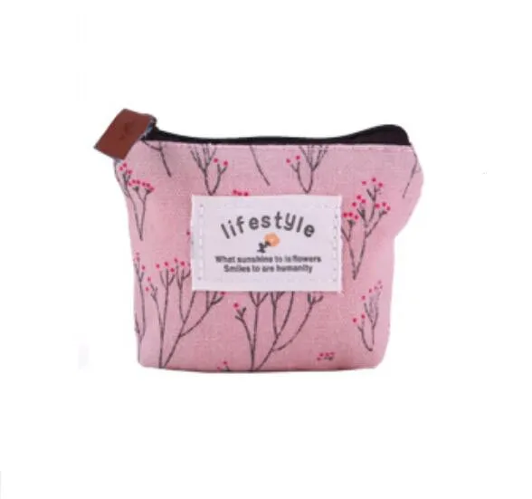 2 шт. мини дамы кошелек бумажник тонкая ткань карты сумка Женская молнии мило