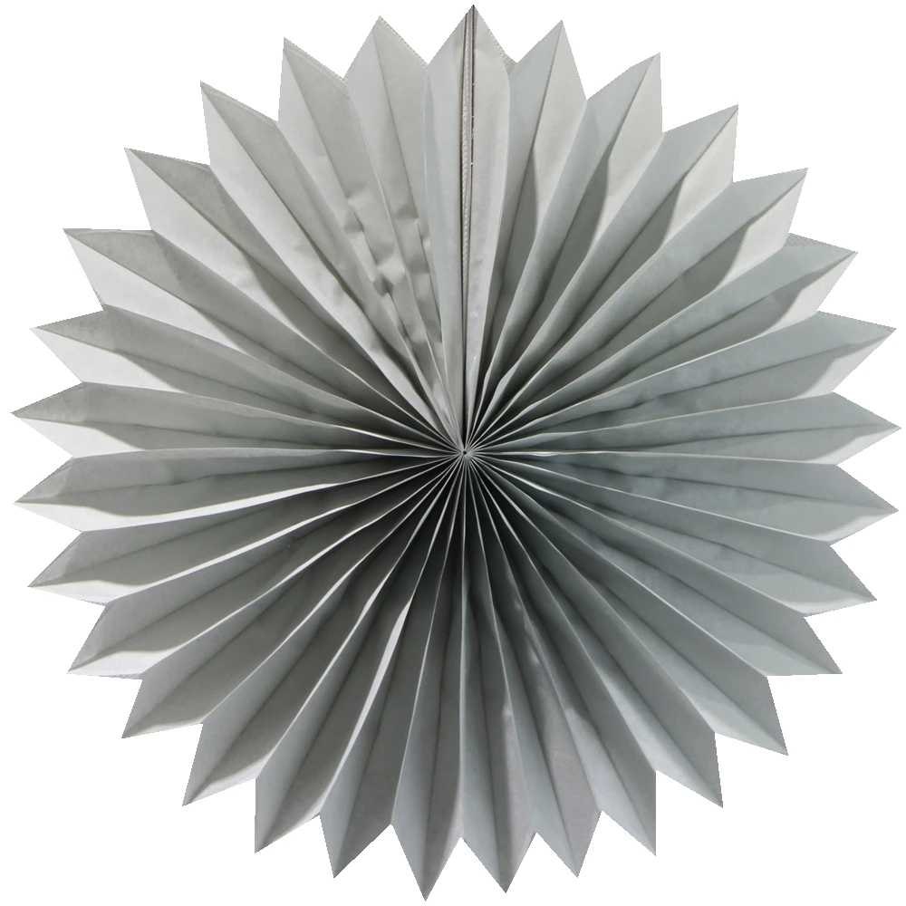 Set of 10 Plain Color Paper Decorations Swirls Fans for Birthday Wedding Themed Party Room Space Decor | Дом и сад