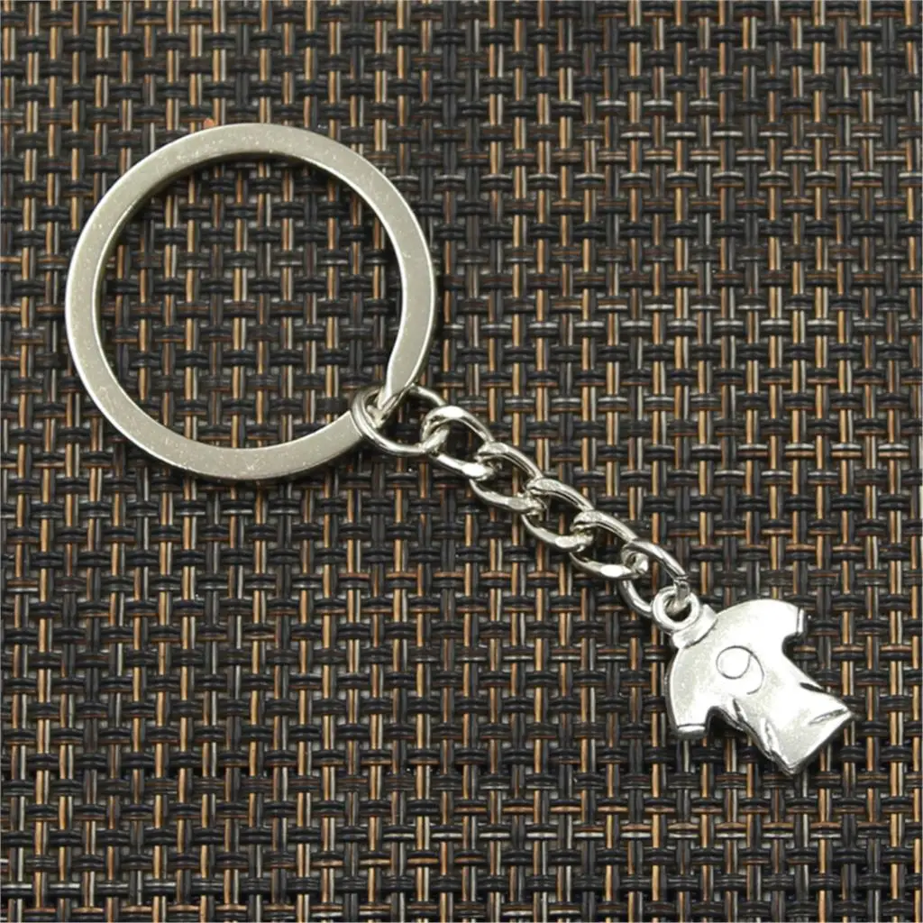 New Fashion Men 30mm Keychain DIY Metal Holder Chain Vintage Soccer Skirt 19x15mm Bronze Pendant Gift | Украшения и аксессуары