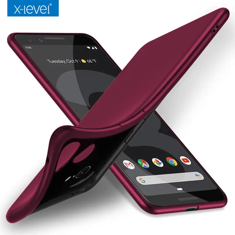 X-level Soft TPU Ultra Thin Case Anti-fingerprint Matte for Google Pixel 3/ 3XL /Pixel 3a/ 3a XL /4/4XL 4A 5a 6 Silicon Cover | Мобильные