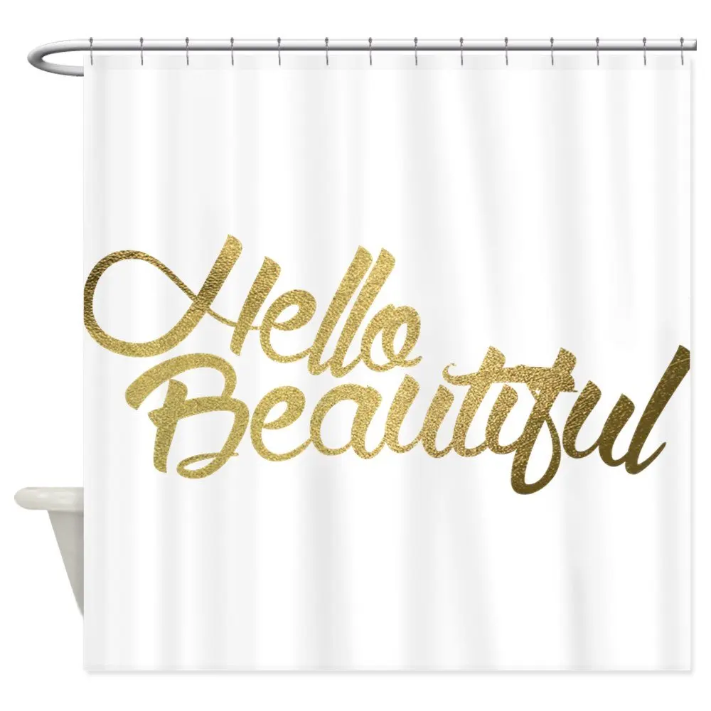 Hello красивая декоративная занавеска для душа из ткани|Шторы душа| |