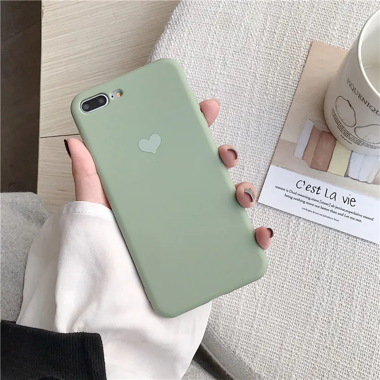 Однотонный простой чехол для телефона iPhone X XS Max XR 6 6S 7 8 Plus Модный мягкий из ТПУ |