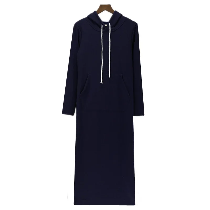 Женское бархатное платье с капюшоном черное серое красное синее свитшот