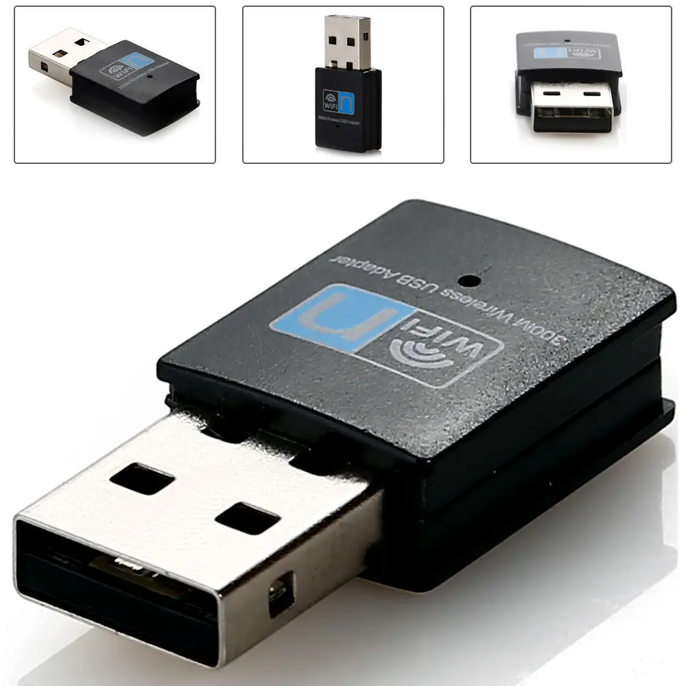 Беспроводная сетевая карта 300 Мбит/с мини USB роутер wifi адаптер WI FI излучатель