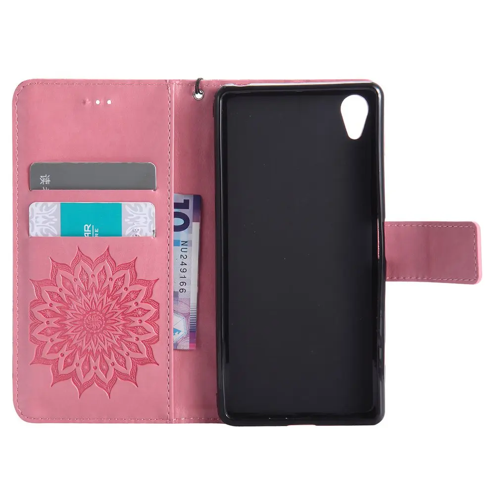 Чехол для Sony Xperia X F5121 F5122 TPU чехол-кошелек флип-чехол телефона кожаный защитный