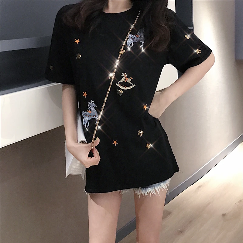 Женская одежда новые хипстерские летние женские комплекты Свободный Топ с