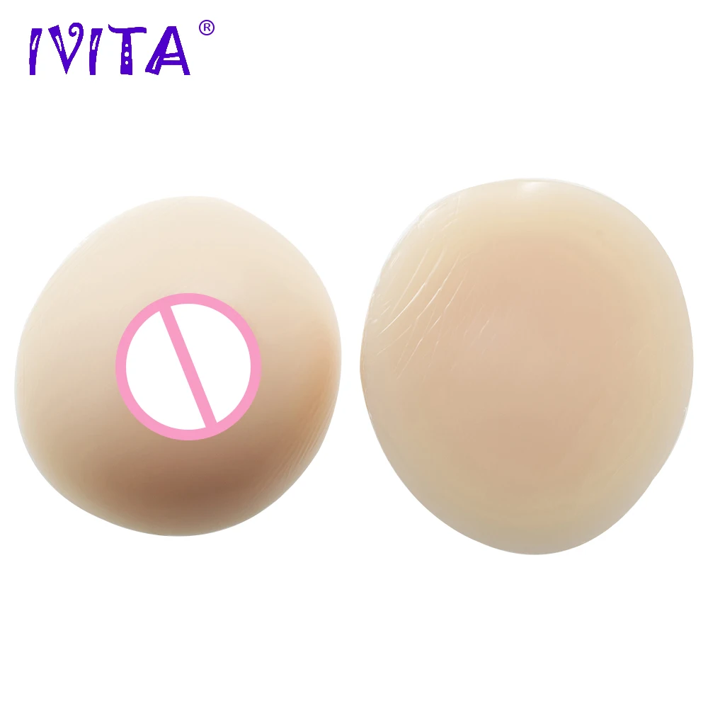 IVITA 1800 г силиконовые поддельные груди для Драг королева транссексуалов женский