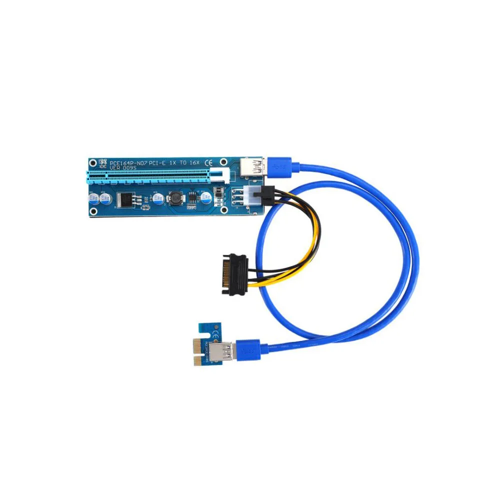 Пакет 5 Seatay PCI E Riser 1X к 16X Графика расширение Powered стояка адаптер для Эфириума