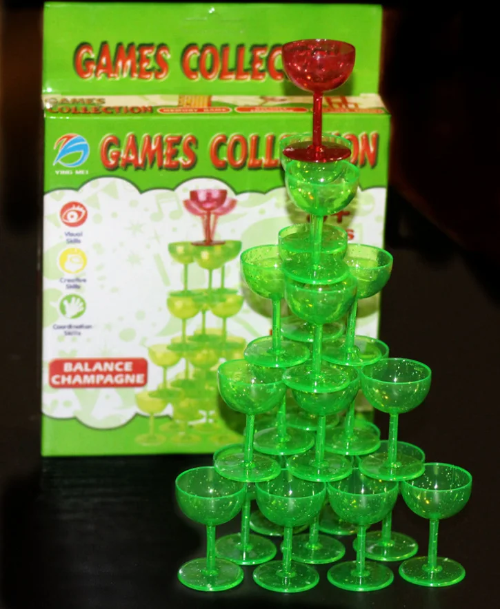 Стек Кубок игра Дженга баланс бокал для вина настольная игра|board game|games board gamesjenga