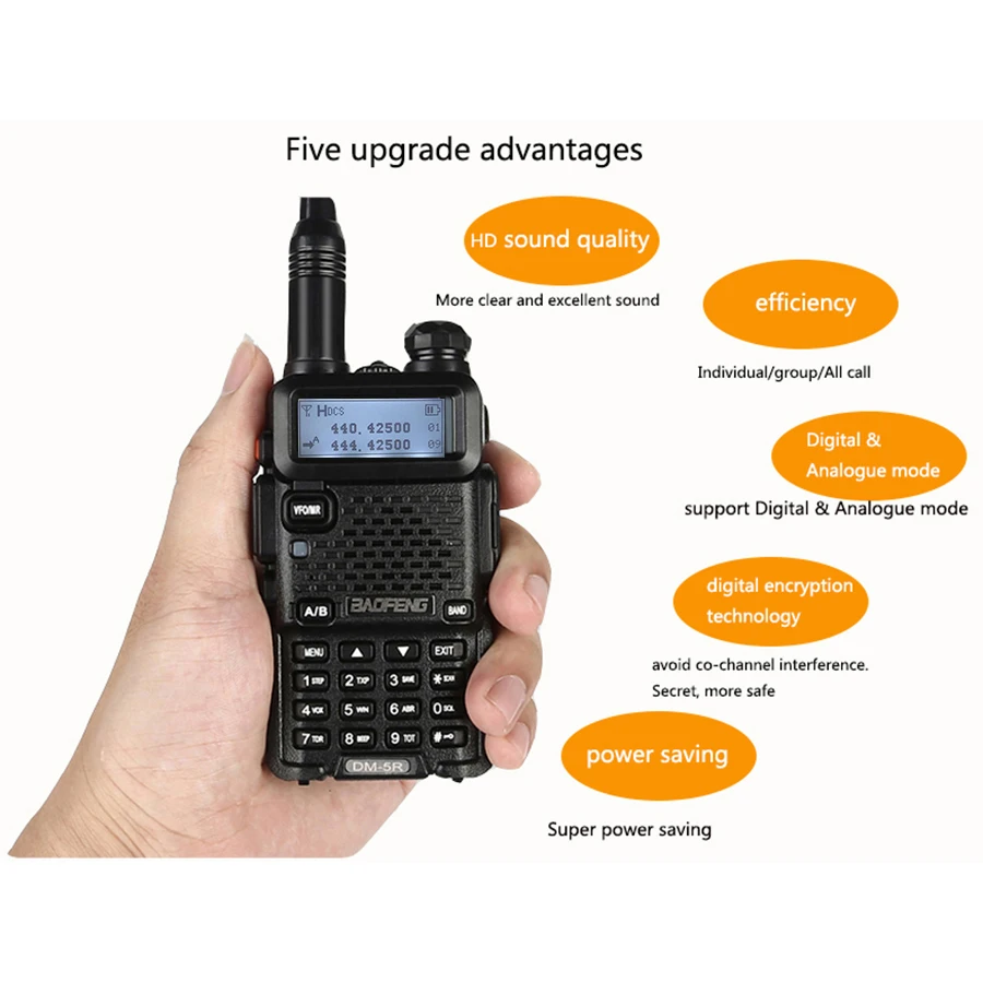 baofeng DM 5R DM5R для DMR cb цифровая рация 10 км автомобильная портативная рации ham