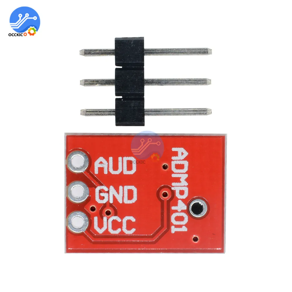 ADMP401 MEMS микрофон Breakout модуль плата для Arduino DC 1 5 до 3 В с контактами