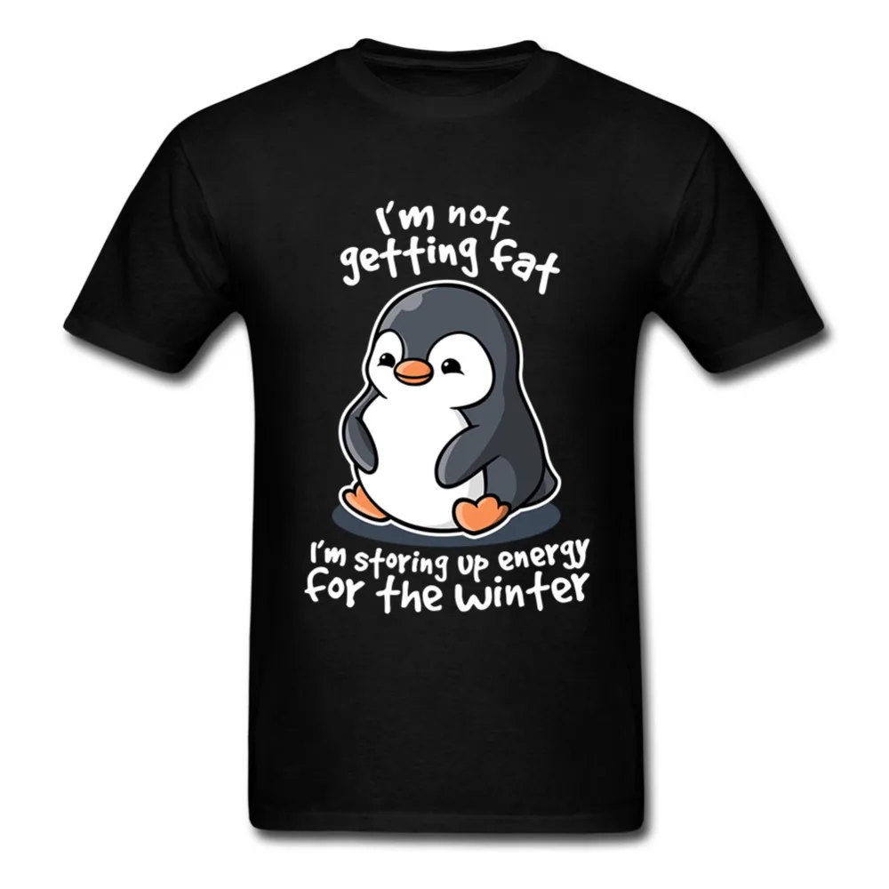 Футболка мужская с мультипликационным дизайном I'm not Get Fat Chubby забавная рубашка