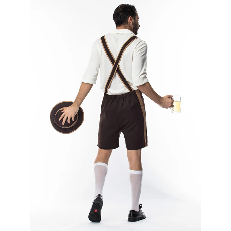 

Plus Size Men's Oktoberfest Costumes Traditional German Bavarian Beer Male Cosplay Halloween Octoberfest Festival Party Clothes