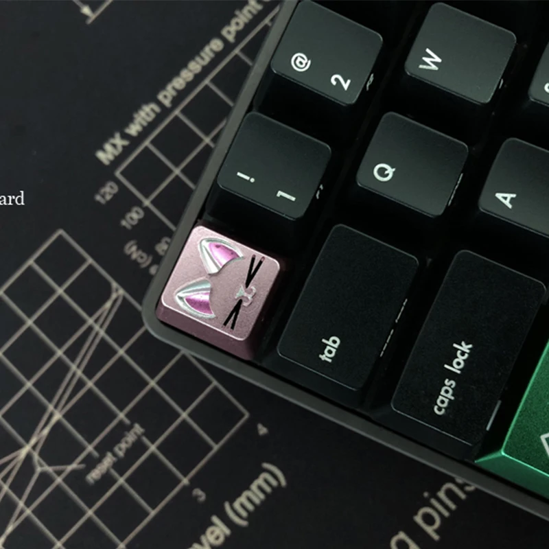 Алюминиевые 3d колпачки для механической клавиатуры с подсветкой и милыми